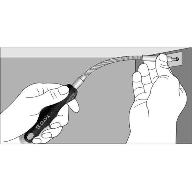 Yato YT-2780 Flexible Screwdriver Set - 1 Screwdriver, 31 Pieces Bit - Image 2