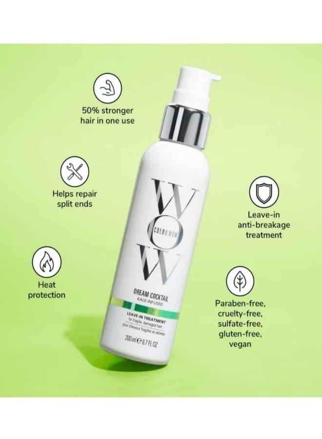 COLOR WOW Dream Cocktail Kale Infused – Leave-In Treatment for Fragile, Damaged Hair | Reduce Breakage by 50% & Powerful Heat Protection - Image 3