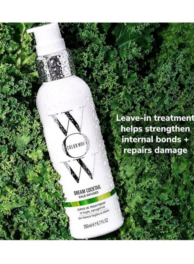 COLOR WOW Dream Cocktail Kale Infused – Leave-In Treatment for Fragile, Damaged Hair | Reduce Breakage by 50% & Powerful Heat Protection - Image 2