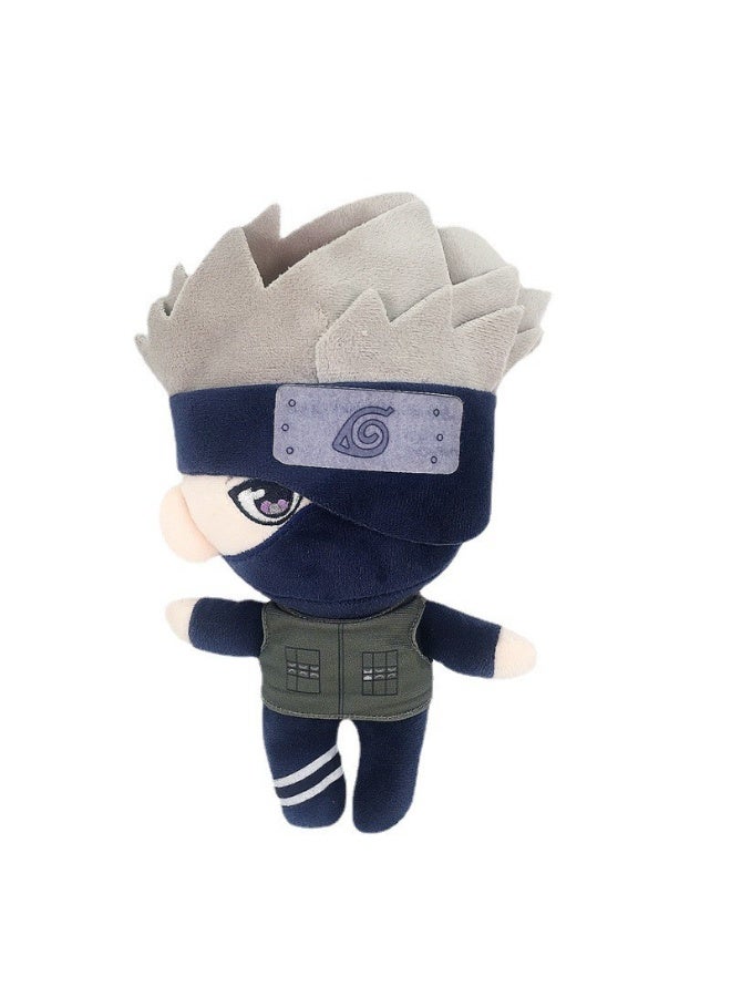 Naruto Comfortably Soft Plush Toy of Gray - haired Kakashi Hatake - A Perfect Comfort Doll for Sleep, Ideal Birthday Gift, Decor for Bedroom, Living Room, Desk, and Office Stress - reliever 20cm - Image 1