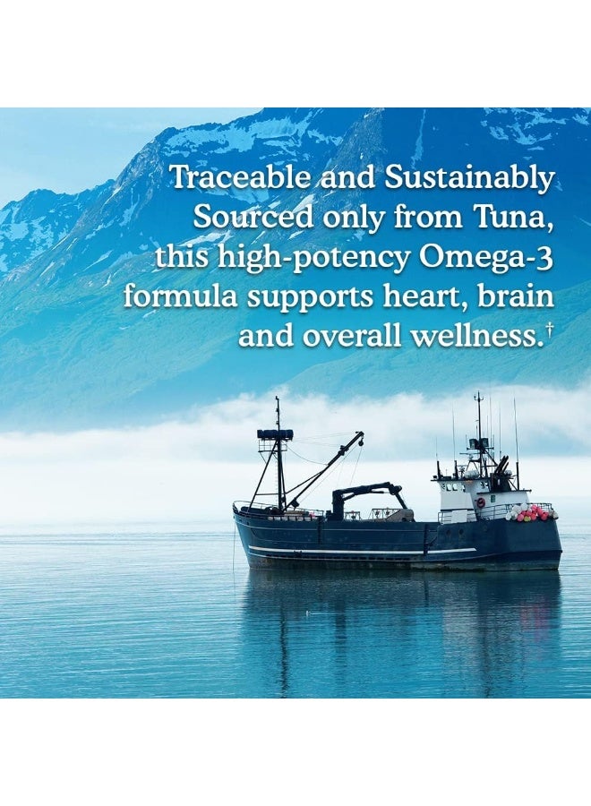 Garden of Life Dr. Formulated Advanced Omega Fish Oil - Lemon, 1,290mg EPA, DHA + DPA in Triglyceride Form, Single Source Omega 3 Supplement for Ultimate Brain & Heart Health, Non-GMO, 60 Softgels - Image 2