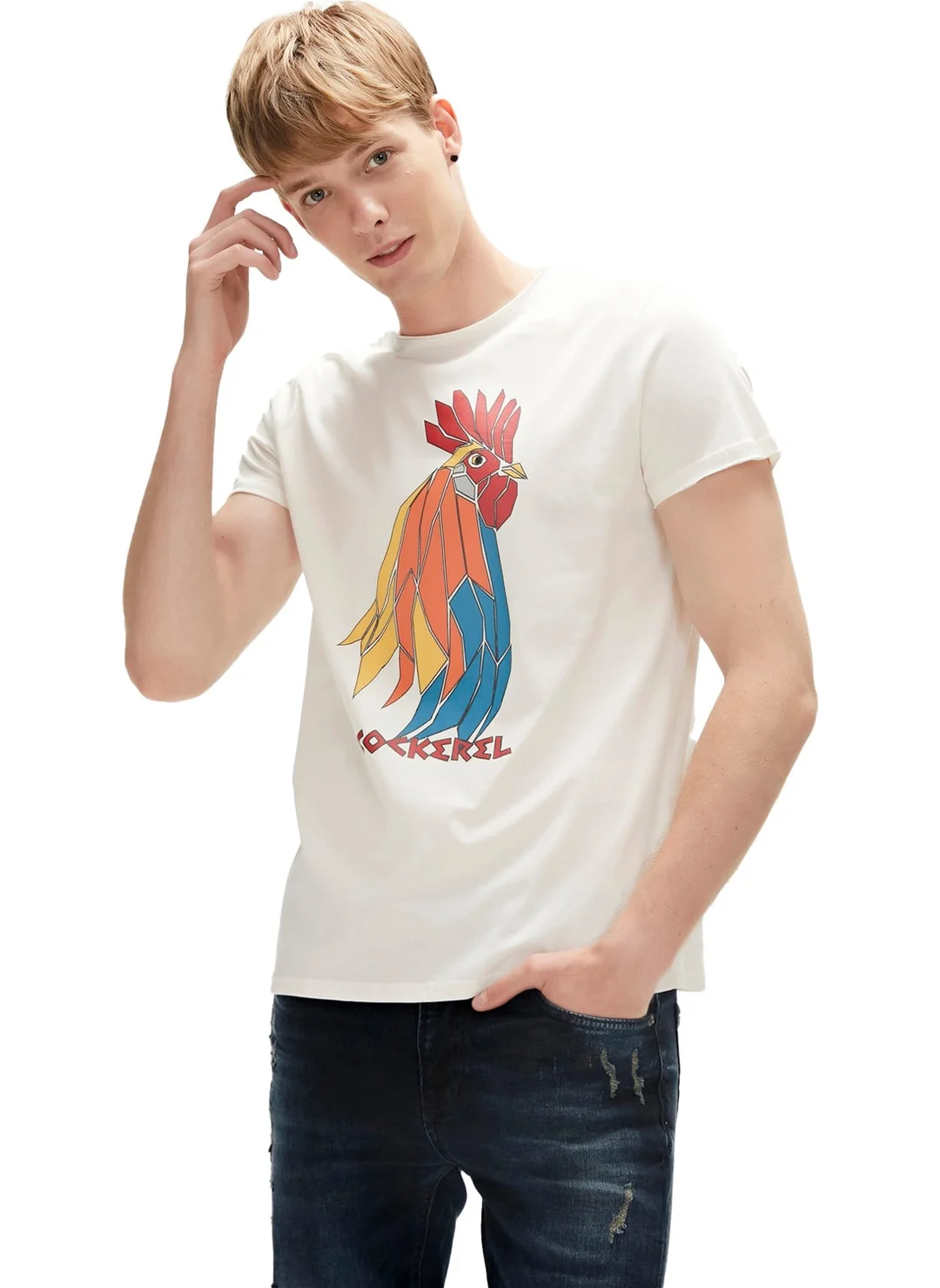 Bad Bear Cockerel Men's T-Shirt - 23.01.07.012