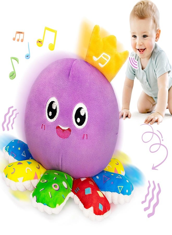 IJIGU Musical Toys for Babies 6-12-18 Months, Multi-Functional Interactive Crawling Dancing Octopus Plush Toy, Christmas Birthday Gifts for 1-2 Year Old Boys and Girls - Image 1