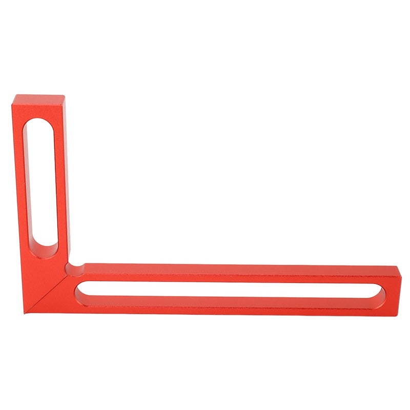 90 Degree Woodworking Right Angle Ruler 160mm Aluminum Alloy Corrosion Resistant - Lightweight: Square Tool for Wood Metal Welding - Image 2