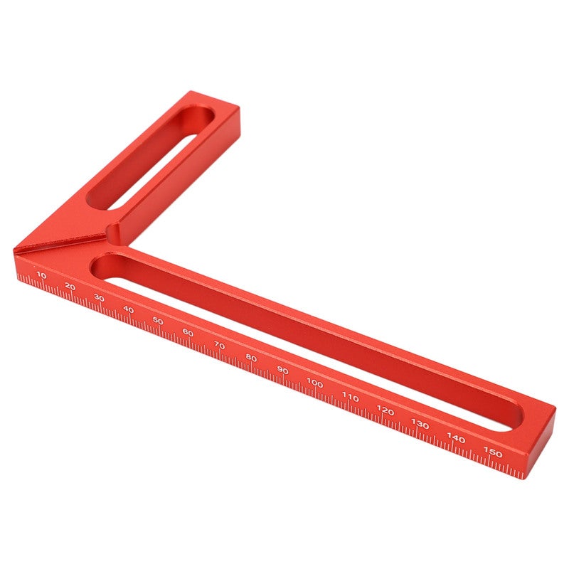 90 Degree Woodworking Right Angle Ruler 160mm Aluminum Alloy Corrosion Resistant - Lightweight: Square Tool for Wood Metal Welding - Image 5