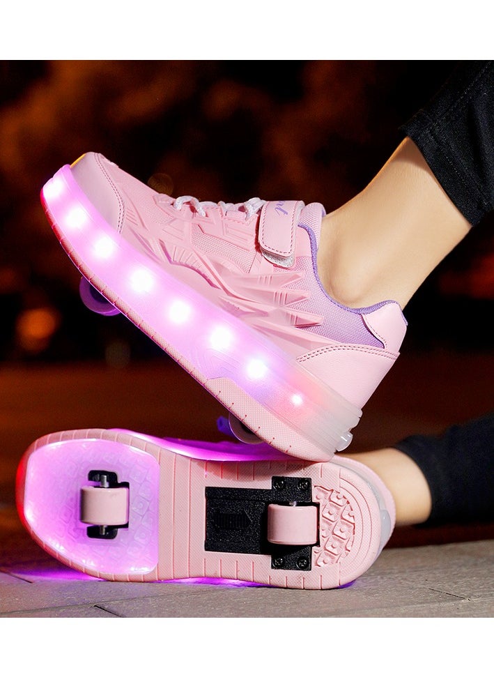 Generic - Kids Roller Skate Shoes With LED Light - Image 1