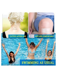 Y&D 50pcs Shower Waterproof Patch Clear Elastic Adhesive Bandage Tattoo Protection  - Image 3