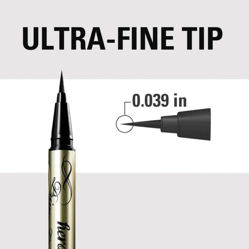 Heroine Make by KISSME Waterproof Eyeliner for Intense Color & Ultra-Fine 0.1mm Tip, Liquid Eyeliner Pen with Organic Beauty Serum, Cat Eye Liner for Long Lasting Eyelines, Natural Brown, 1 EA, PRIME - Image 3