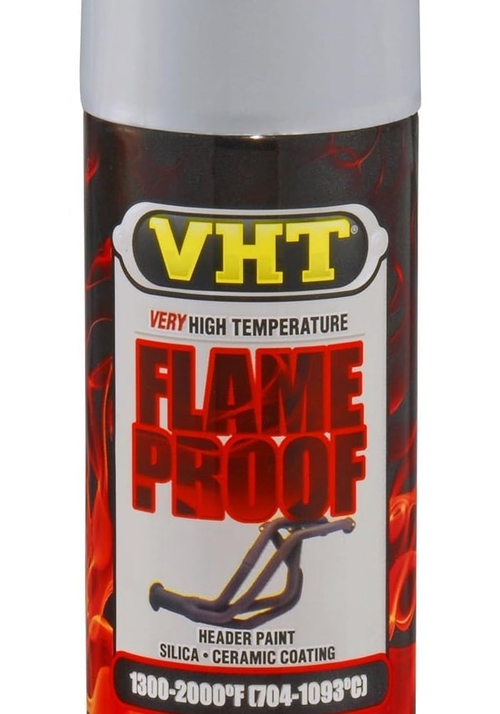 VHT SP117 FlameProof Coating - High Temperature Flat Aluminum Paint, 11 oz. - Image 1