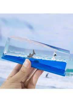 ProOne ProOne Cruise Ship Fluid Drift Bottle, Unsinkable Boat in a Box, Titanic Cruise Ship Model Liquid Wave Cruise Ship Decoration, Cruise Ship That No Longer Sinks Toy 