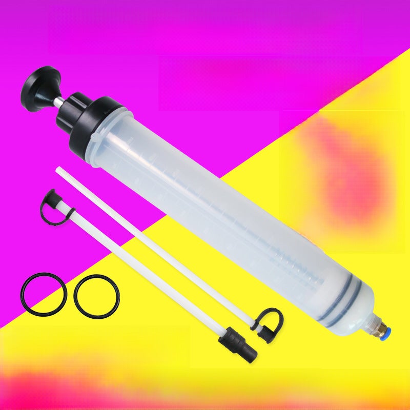 Large syringe suction and injection dual-purpose oil change tool syringe filler oil pump oil change oil brake Oil Tool(200cc oil extraction tool * 40*5 * 5cm) - Image 2