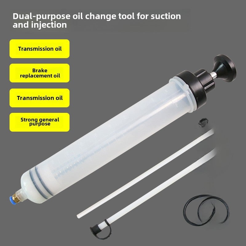 Large syringe suction and injection dual-purpose oil change tool syringe filler oil pump oil change oil brake Oil Tool(200cc oil extraction tool * 40*5 * 5cm) - Image 4