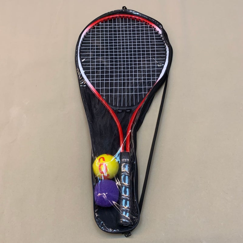 25-Inch Kids' Tennis Racket Set with Ball and Training Tool