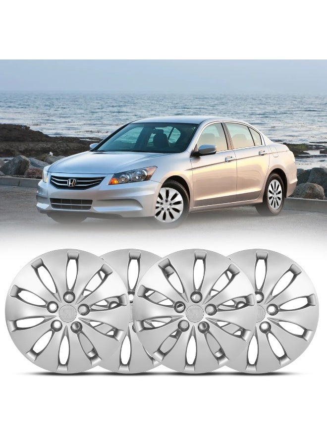Honda 16 Inch Wheel Covers for Honda Accord 2012–2015 Model 2K-HD-1703 Premium ABS Hub Caps Set of 4 OEM Style Silver Finish Durable Snap Fit Design Compatible with 16” Steel Rims - Image 5