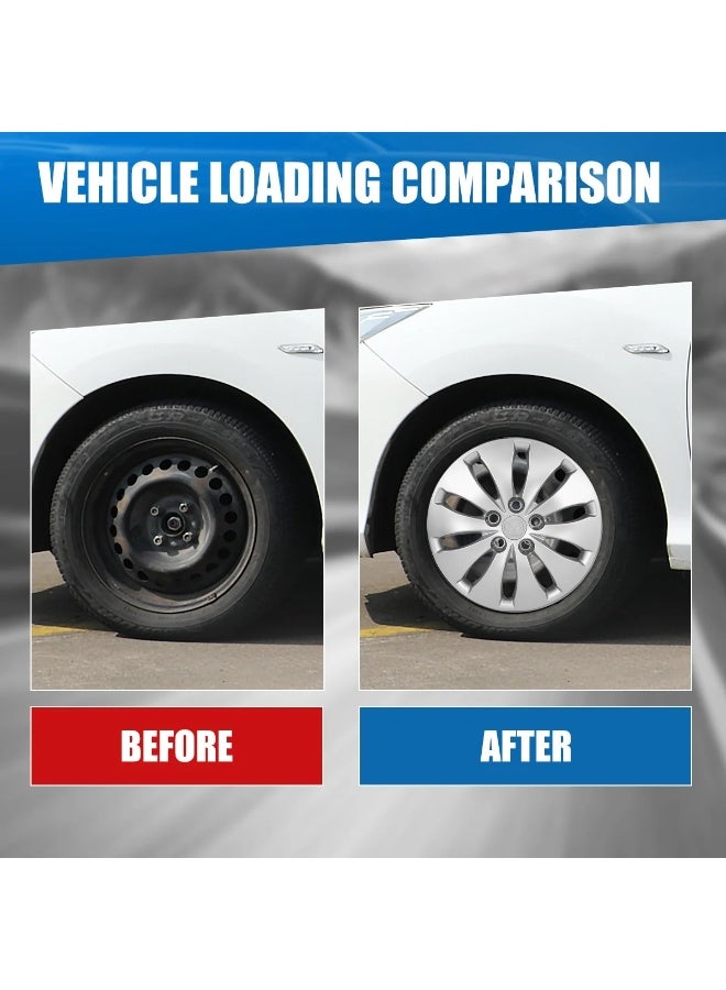 Honda 16 Inch Wheel Covers for Honda Accord 2012–2015 Model 2K-HD-1703 Premium ABS Hub Caps Set of 4 OEM Style Silver Finish Durable Snap Fit Design Compatible with 16” Steel Rims - Image 3