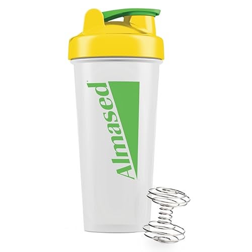 Almased Protein Shaker Bottle For Protein Mixes Smoothie Bottle Perfect Shaker Cups for Protein Shakes and Preworkout 24 Oz capacity 700 ML - Image 1