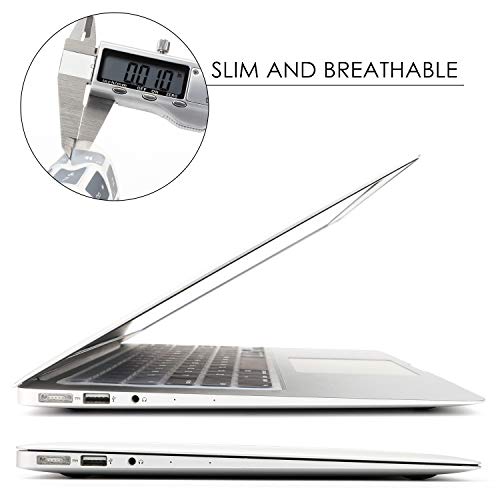 Allinside Gray Ombre Keyboard Cover Skin for MacBook Pro 13" 15" 17" (2015 or Older Version), MacBook Air 13" A1369/A1466, Older iMac Wireless Keyboard MC184LL/B - Image 3