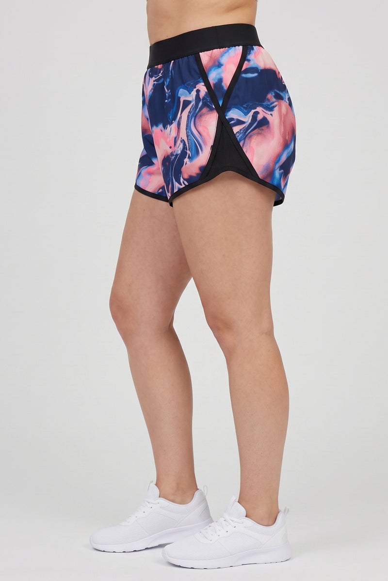 UNDER ARMOUR Women Loose Fit Training Shorts, Multicolor - Image 3