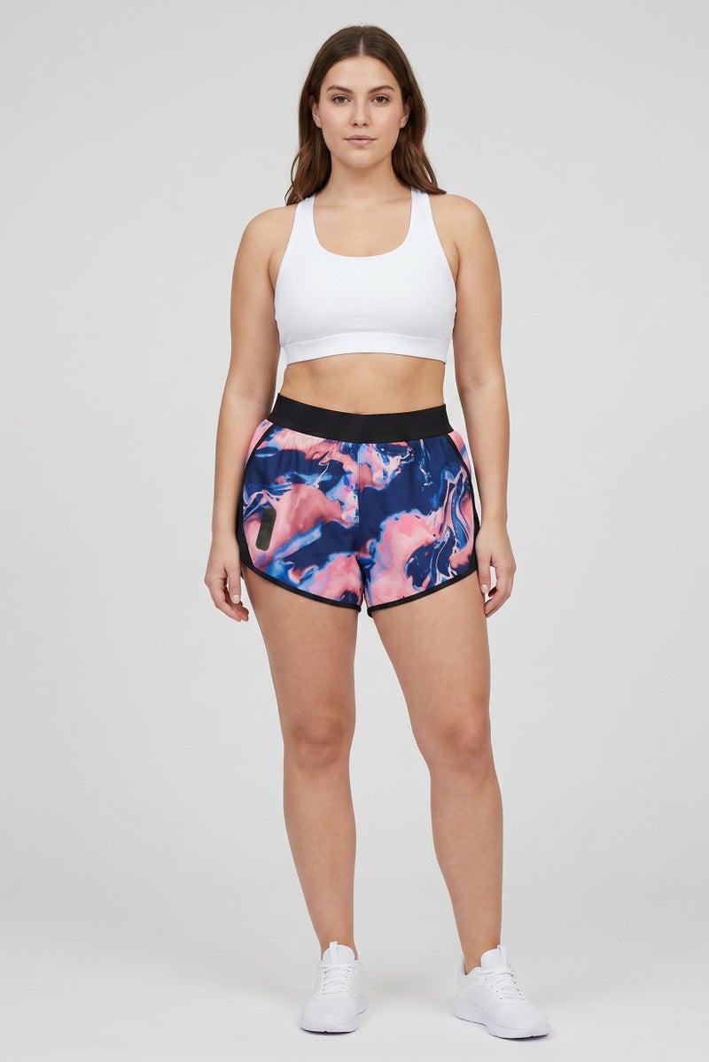UNDER ARMOUR Women Loose Fit Training Shorts, Multicolor - Image 2