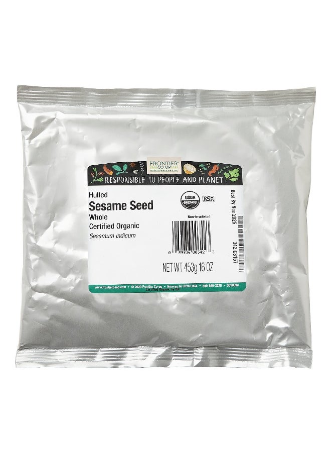 Frontier Co-op Frontier Co-op, Organic Whole Hulled Sesame Seed, 16 oz (453 g)  - Image 2
