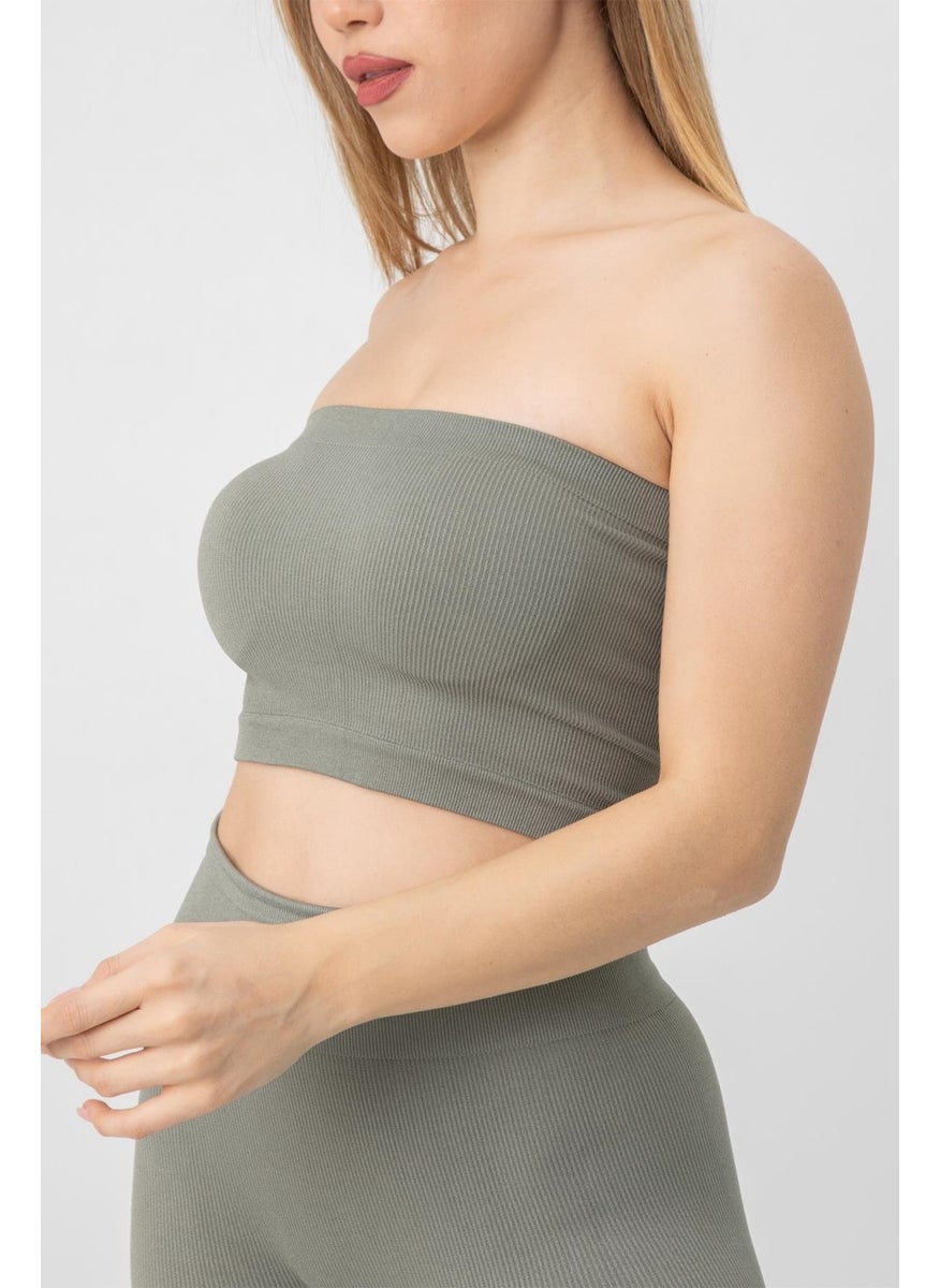 Miorre Doremi Seamless Strapless Ribbed Sports Bustier  - Image 2