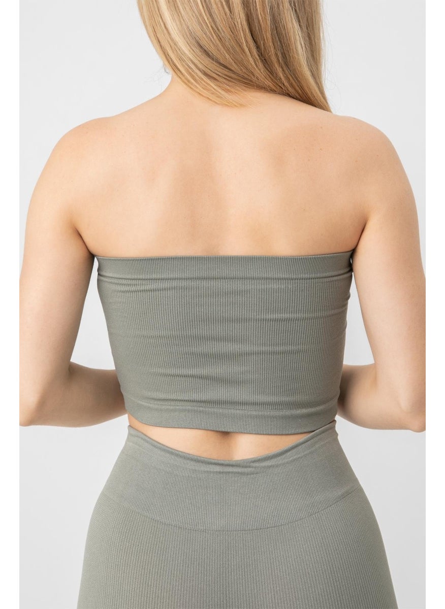 Miorre Doremi Seamless Strapless Ribbed Sports Bustier  - Image 5