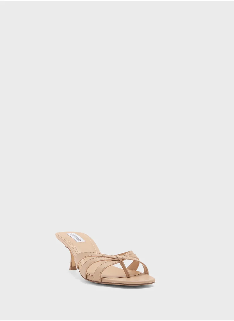 ستيف مادن Cary Multi Strap Mid Heel Sandals