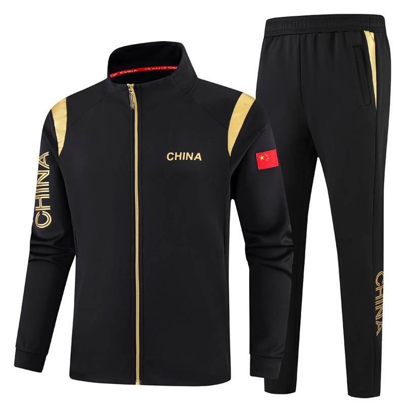 Chinese Team Sportswear Suit Sports Student Long-Sleeved National Clothing Fitness Martial Arts Coach Clothing Group Appearance Clothing - Image 4
