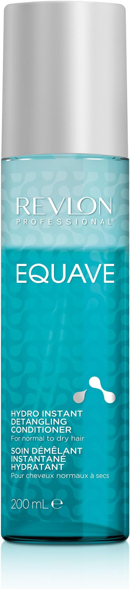REVLON PROFESSIONAL EQUAVE HYDRO BIPHASE DETANGLING CONDITIONER FOR NORMAL TO DRY HAIR Detangling Conditioner LeaveIn Conditioner With Heat Protection HairSmoothing LeaveIn Conditioner 200 ML - Image 1