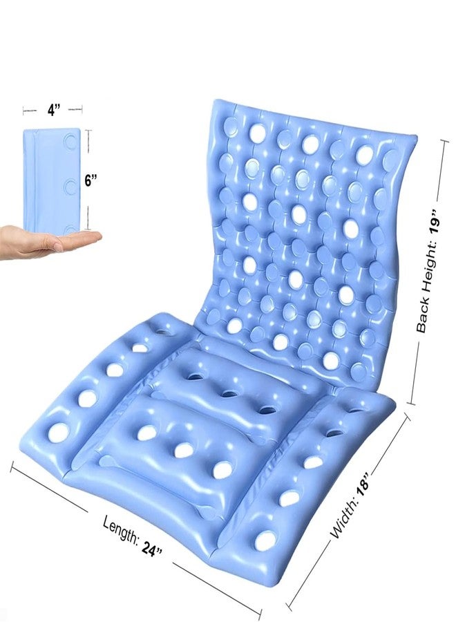 Elfzone Inflatable Seat Cushion - Waffle Cushion for Pressure Relief,Bed Sore Cushions for Butt - Inflatable Seat Cushion for Travel - Image 2