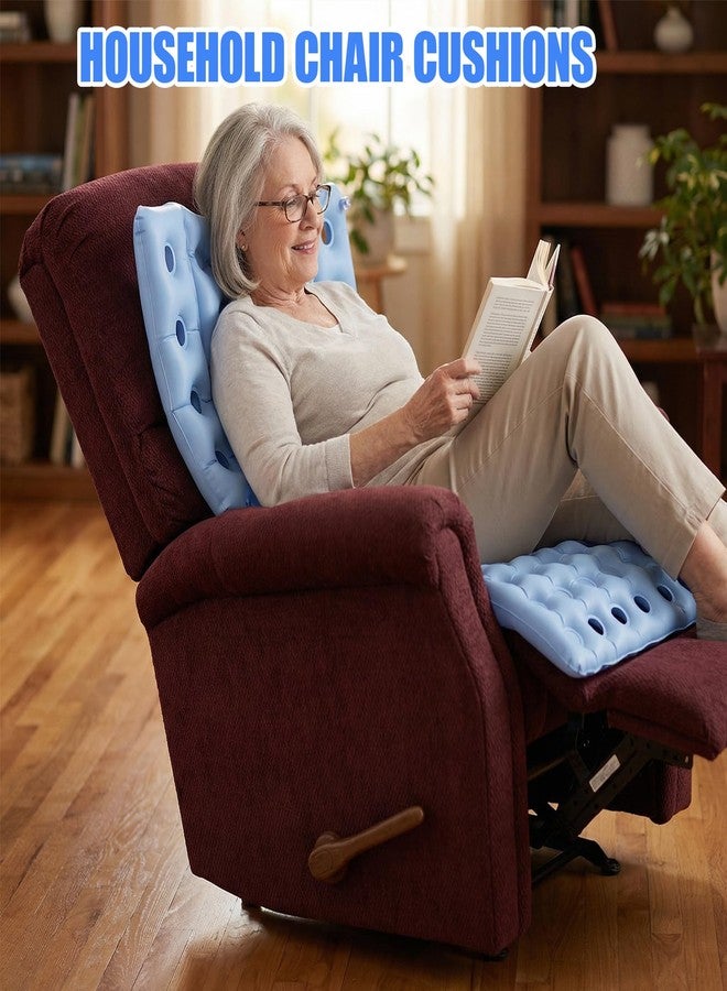 Elfzone Inflatable Seat Cushion - Waffle Cushion for Pressure Relief,Bed Sore Cushions for Butt - Inflatable Seat Cushion for Travel - Image 4