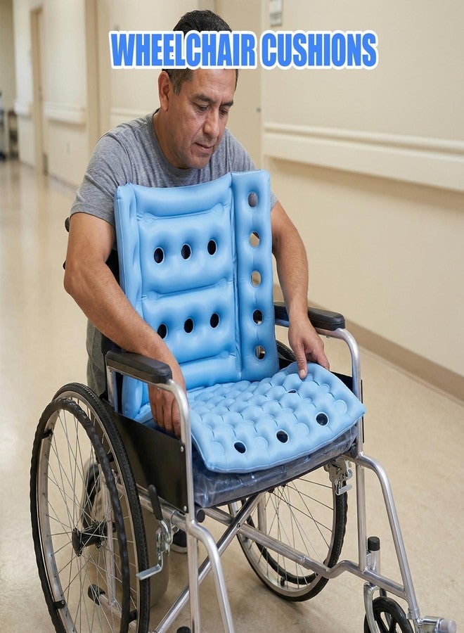 Elfzone Inflatable Seat Cushion - Waffle Cushion for Pressure Relief,Bed Sore Cushions for Butt - Inflatable Seat Cushion for Travel - Image 3