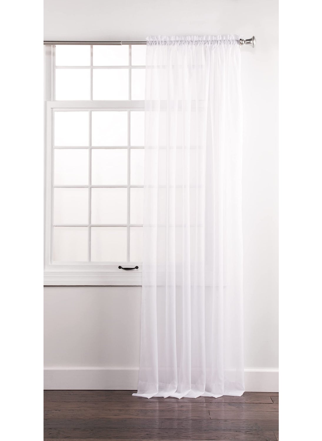 Stylemaster Stylemaster Elegance Sheer Voile Panel 60 x 95 White 