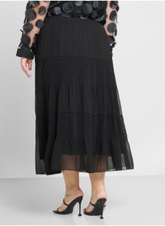 Ginger Plus Tiered Maxi Skirt  - Image 3