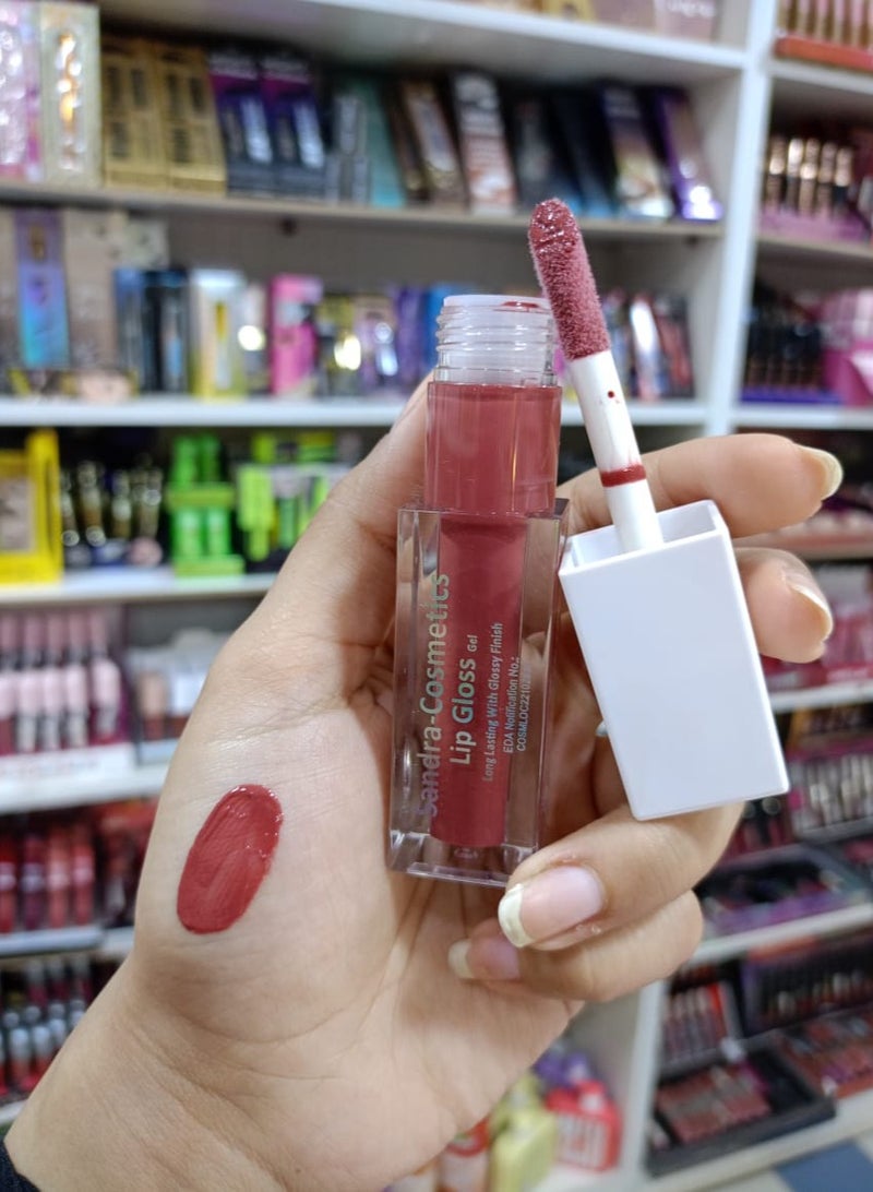 ساندرا جل ملمع شفاه بدرجة 164 – لون غني ولمعان يدوم طويلاً - Image 3