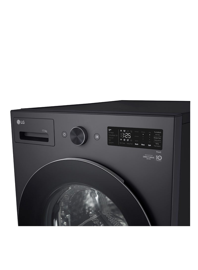 LG 17.5 Kg Washing Machine, Turbowash 360, 1000 RPM, F0Z8DYPK4.AEGPALY, Essence Graphite 17.5 kg F0Z8DYPK4.AEGPALY Essence Graphite - Image 4