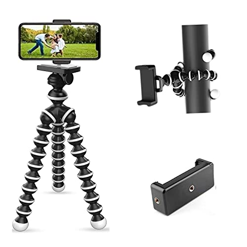 Zety Gorilla Tripod/Mini Tripod 13 Inch for Smartphones with Holder Flexible Gorilla Stand Scalable Lock Accuracy for DSLR & Action Cameras (Gorilla Tripod) - Image 1