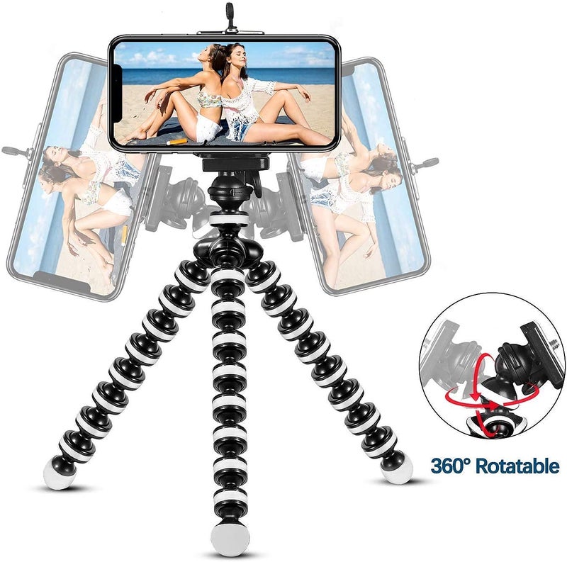 Zety Gorilla Tripod/Mini Tripod 13 Inch for Smartphones with Holder Flexible Gorilla Stand Scalable Lock Accuracy for DSLR & Action Cameras (Gorilla Tripod) - Image 5