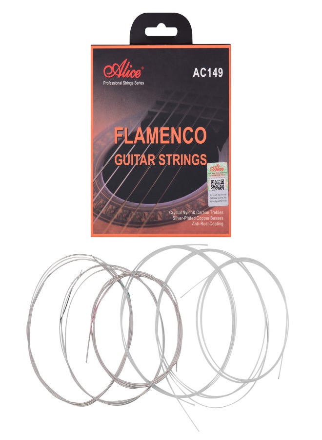 Alice AC149-N Classical Guitar Strings Crystal Nylon & Carbon (G) Guitar String Set for Flamenco Guitars Classical Guitars from for 34 to 39 Inch - Image 2