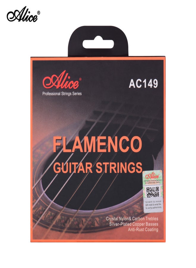 Alice AC149-N Classical Guitar Strings Crystal Nylon & Carbon (G) Guitar String Set for Flamenco Guitars Classical Guitars from for 34 to 39 Inch - Image 3