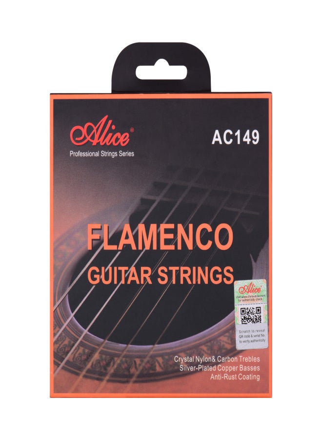 Alice AC149-N Classical Guitar Strings Crystal Nylon & Carbon (G) Guitar String Set for Flamenco Guitars Classical Guitars from for 34 to 39 Inch - Image 1