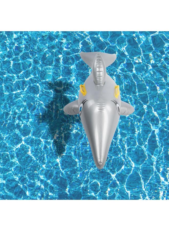 Thoraya - Inflatable Dolphin Swimming Ring Floating Row Water Playing Toy for Summer - Image 1