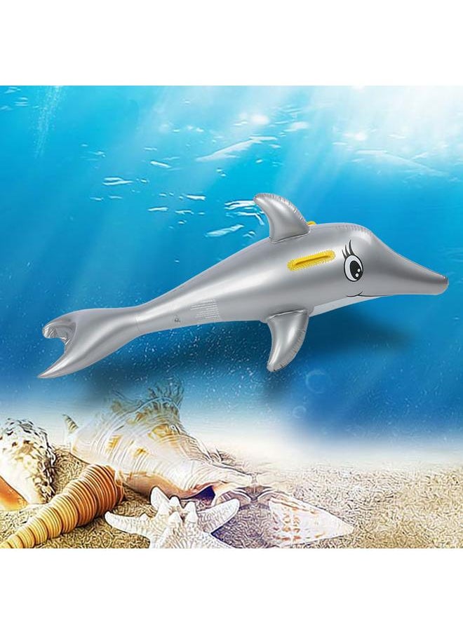 Thoraya - Inflatable Dolphin Swimming Ring Floating Row Water Playing Toy for Summer - Image 1