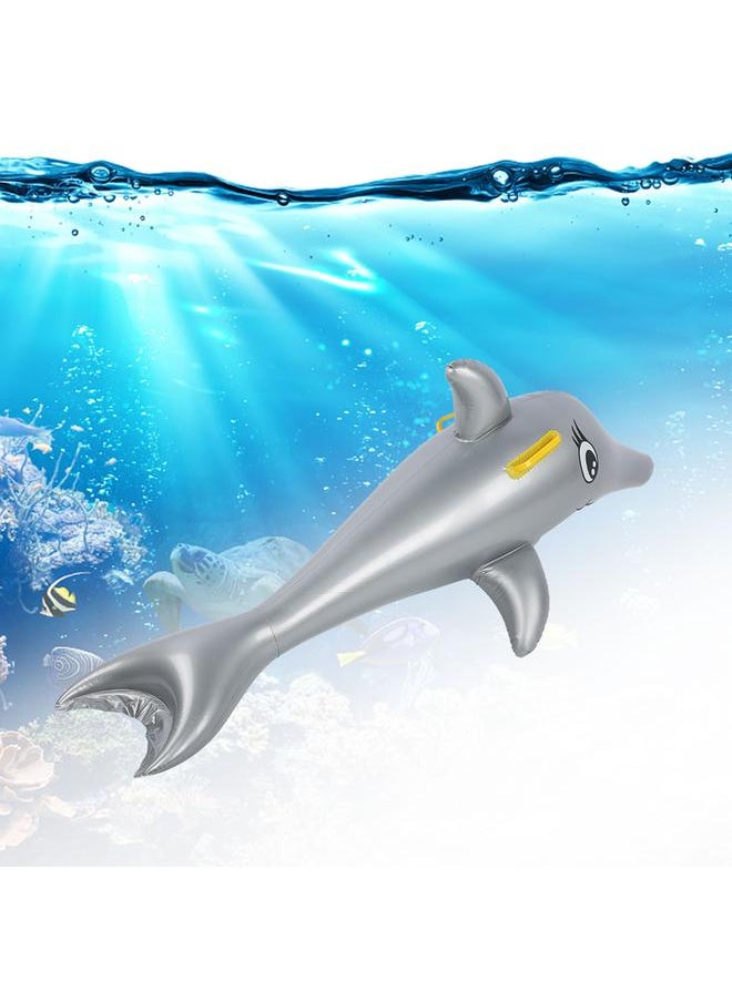 Thoraya - Inflatable Dolphin Swimming Ring Floating Row Water Playing Toy for Summer - Image 1