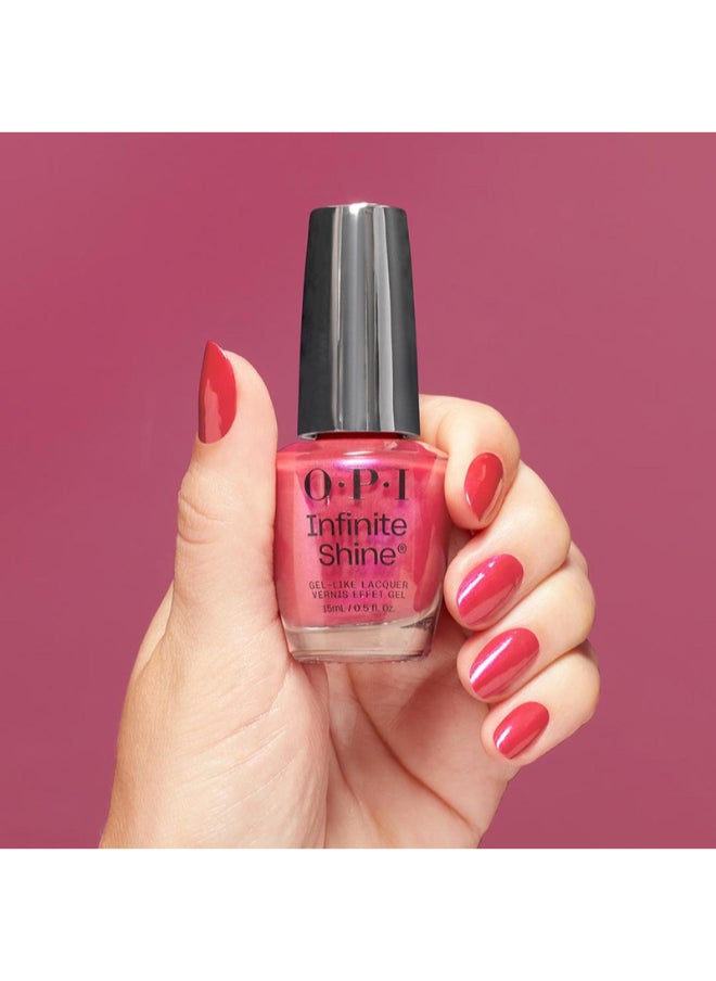 OPI لمعان لا نهائي - مارغريتا الفراولة، وردي، 15 مل  - Image 5