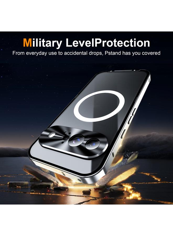 اس-توب جراب هاتف Google Pixel 9 MagSafe المغناطيسي المعدني المصقول - Image 4