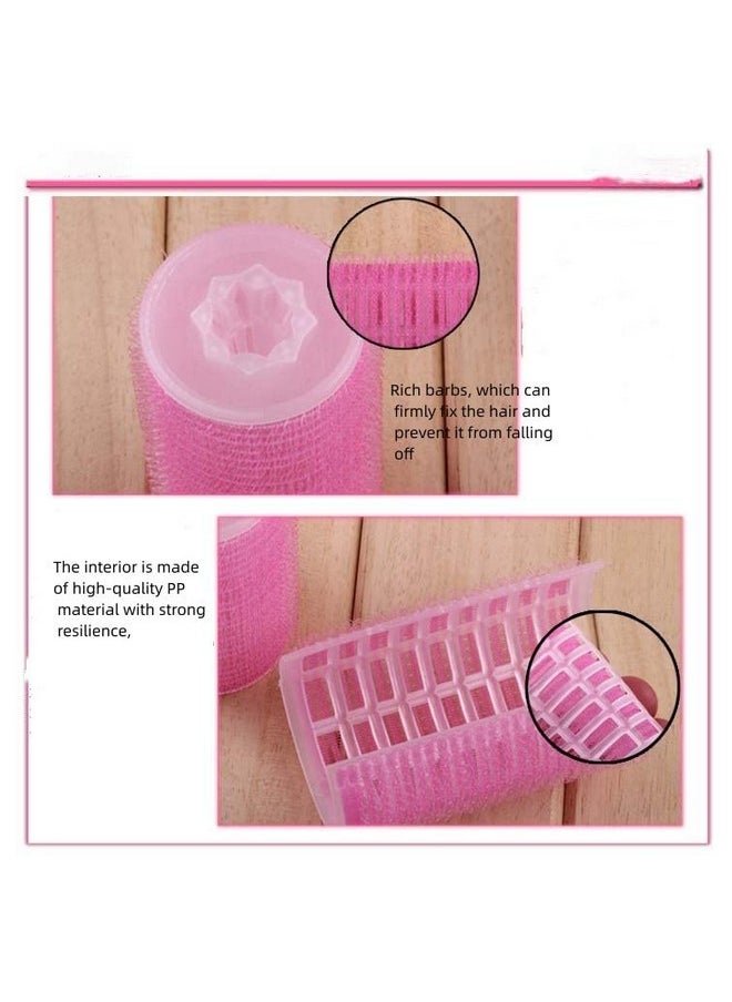 Chinshwehaw Plastic Hair Rollers Curlers Bangs Selfadhesive Hair Volume Hair Curling Styling Tools Magic Women Diy Makeup Tools Pink  - Image 3