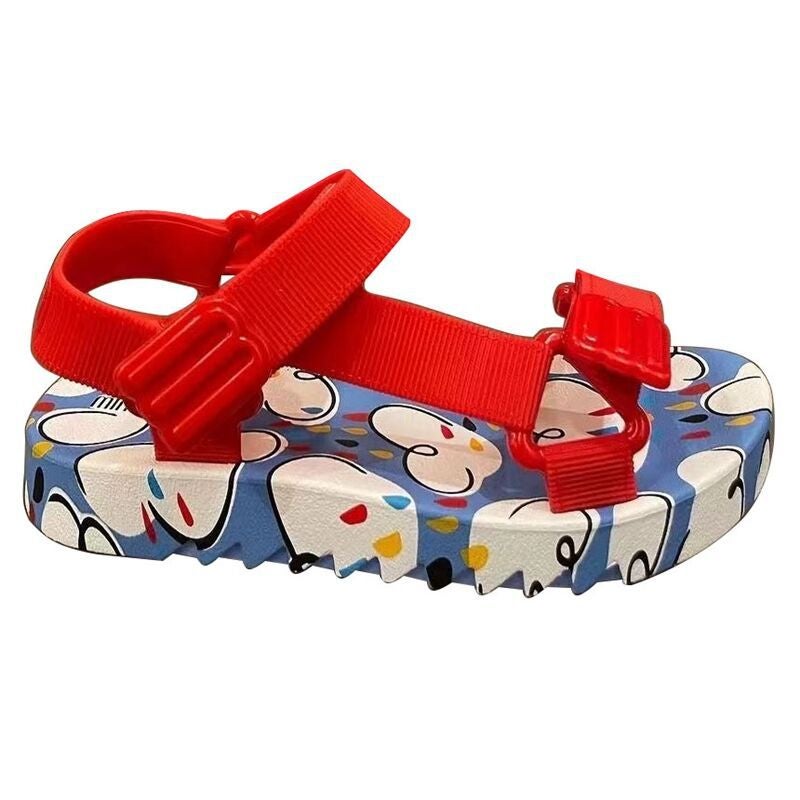 Me*Sha'S Same Style Kidsren'S Woven Casual Sandals For Girls, Medium And Large Kidsren, Lightweight Jelly Shoes, Boys' Non-Slip Beach Shoes - Image 5