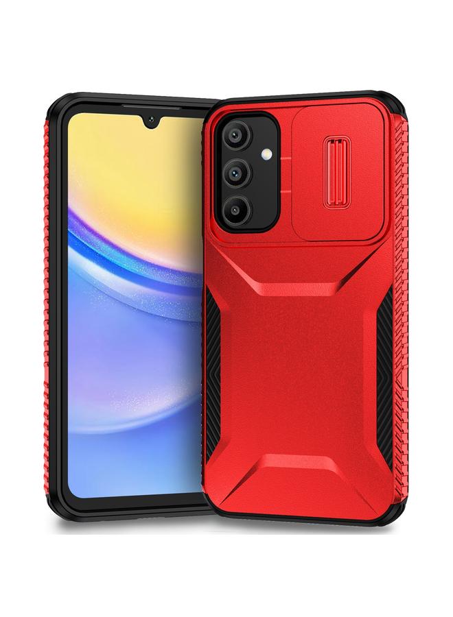 اس-توب جراب لهاتف Samsung Galaxy A15 5G جراب هاتف منزلق مزود بدرع كاميرا - Image 1