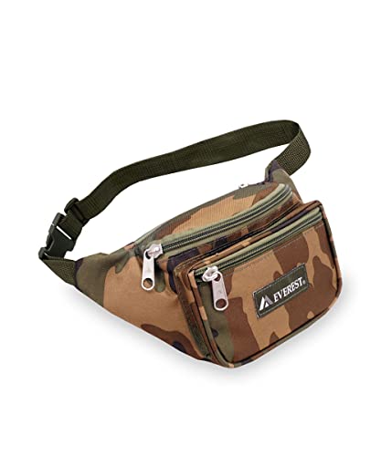 Everest Woodland Camo Waist Pack, One Size,C044KD-CAMO - Image 3